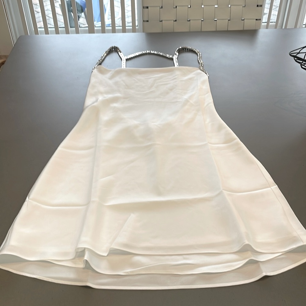 Brand new white Aline mini dress